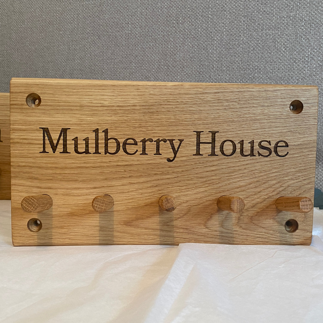 Key Rack for Wall - 4 pegs Mulberry House