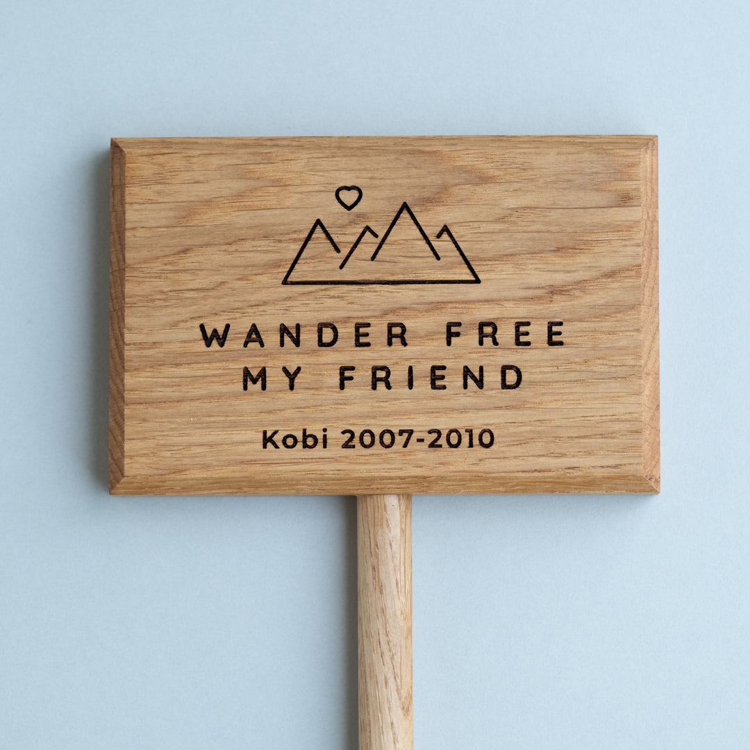 Wander Free My Friend Memorial Sign_1