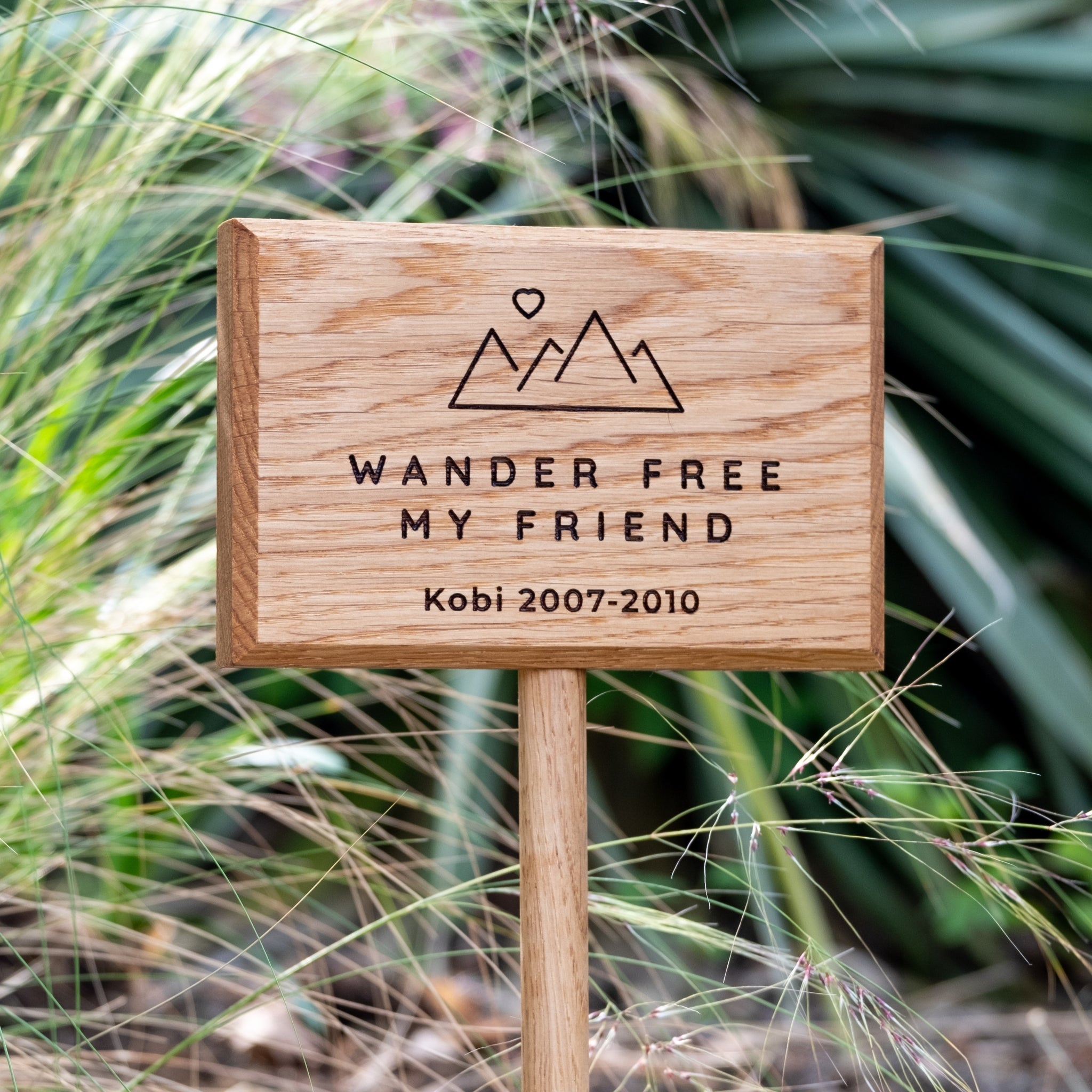 Wander Free My Friend Memorial Sign_1