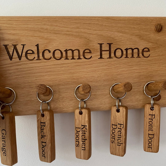 Key Rack with Small Keys - Welcom Home