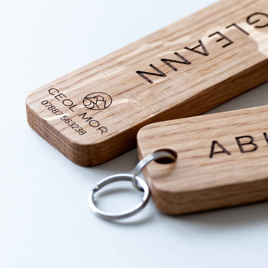 Custom Wooden Keyrings