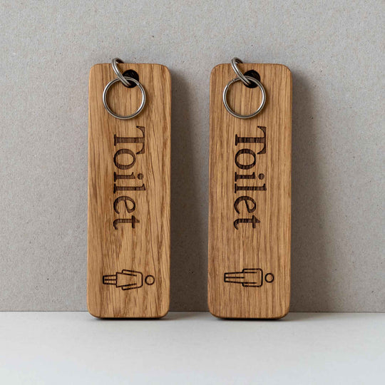 Keyrings for washrooms